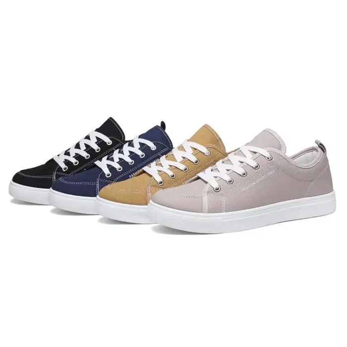 Chaussures en toile décontractées bleues pour hommes