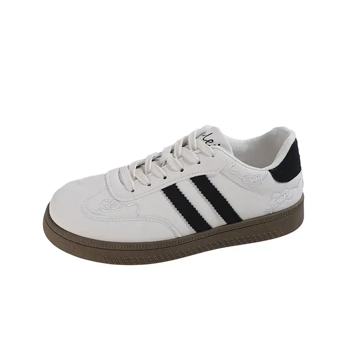 Baskets blanches chics de Style coréen pour femmes