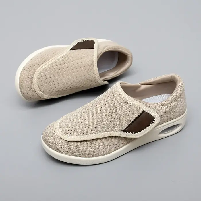 Chaussures orthopédiques décontractées pour pieds larges, gonflées, réglage de l'éversion du pouce, 