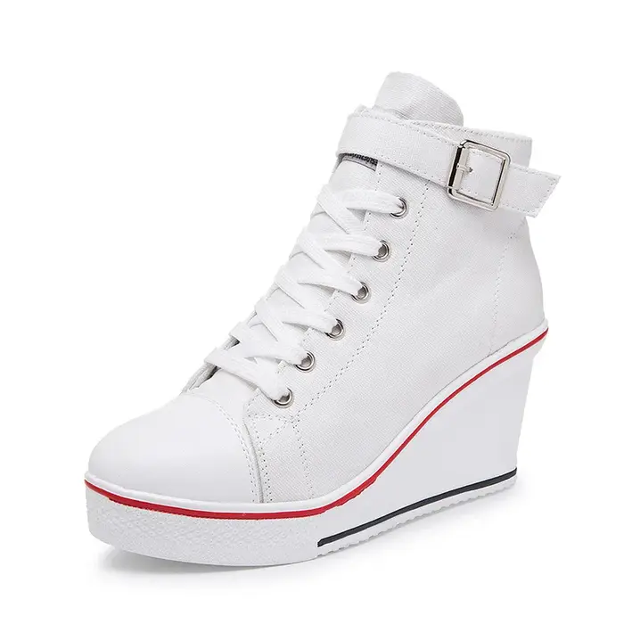 Chaussures en toile montantes pour femmes