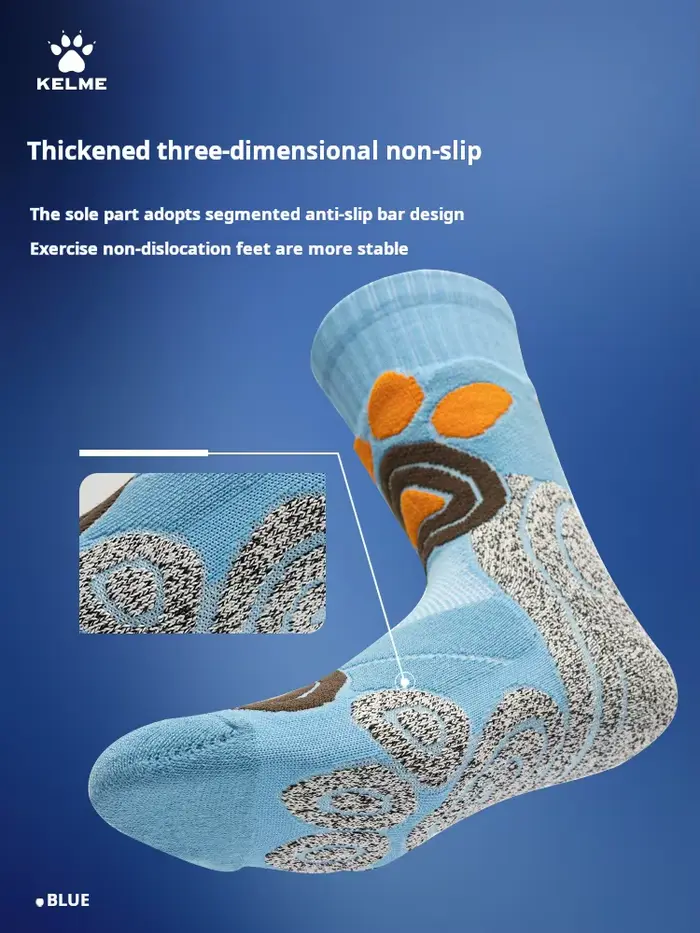 Kelme-Chaussettes longues de sport, respirantes et coordonnantes, socquettes de course, de basketball professionnelles, American Elite
