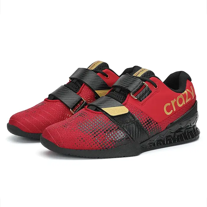Chaussures d'haltérophilie pour hommes et femmes, chaussures de gymnastique à semelle dure avec talo
