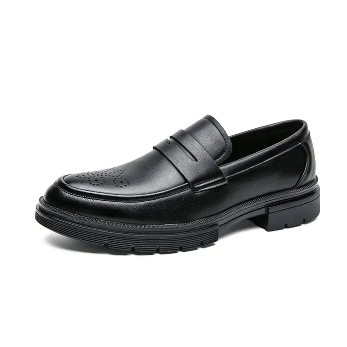 Chaussures à semelles hautes décontractées pour hommes, mocassins pour enténis masculino