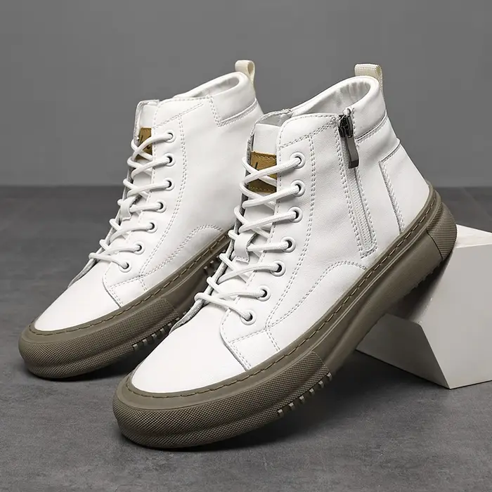 Bubuk – baskets blanches pour hommes