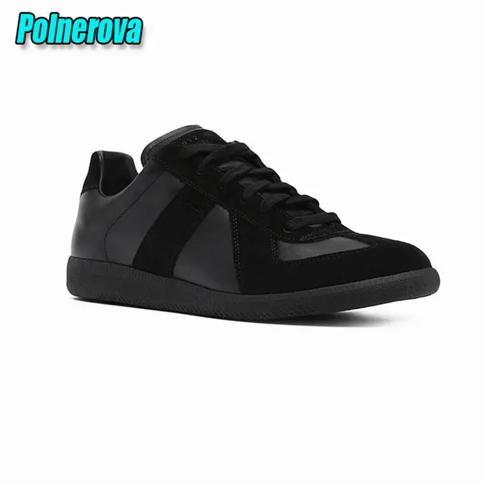 Baskets décontractées en daim et cuir pour femmes et hommes, chaussures plates à lacets, bout rond, 