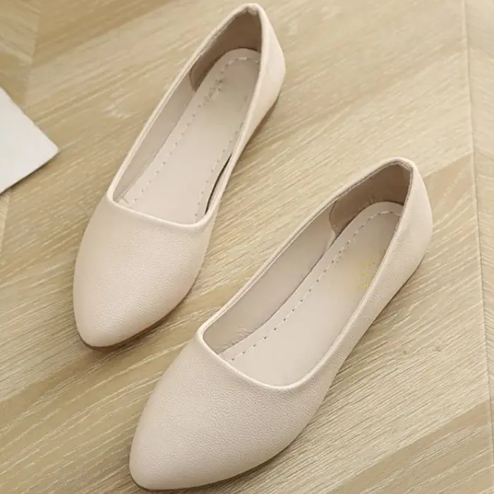 Chaussures Décontractées à Bout Jolie tu et Semelle Plate Souple, Nouvelle Collection pour Femme