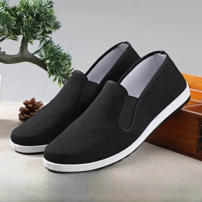 Chaussures en toile pour homme de style ancien de Pékin