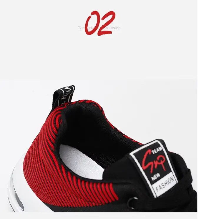 Baskets originales en maille bleu marine pour hommes, chaussures de sport respirantes, baskets compe