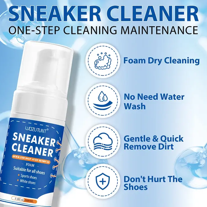 Nettoyant pour chaussures blanc