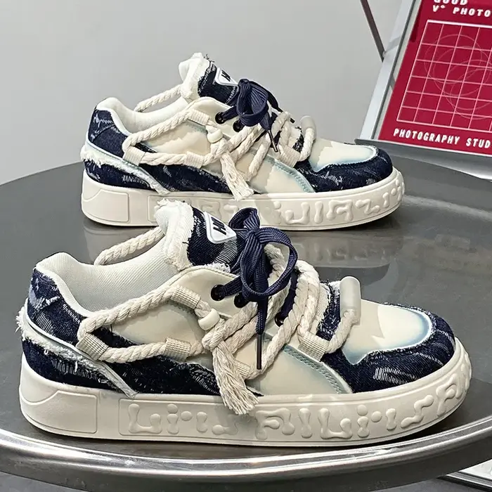 Nouvelle Arrivée - Baskets de Sport Designer pour Homme - Chaussures de Mode Urbaine Graffiti Person