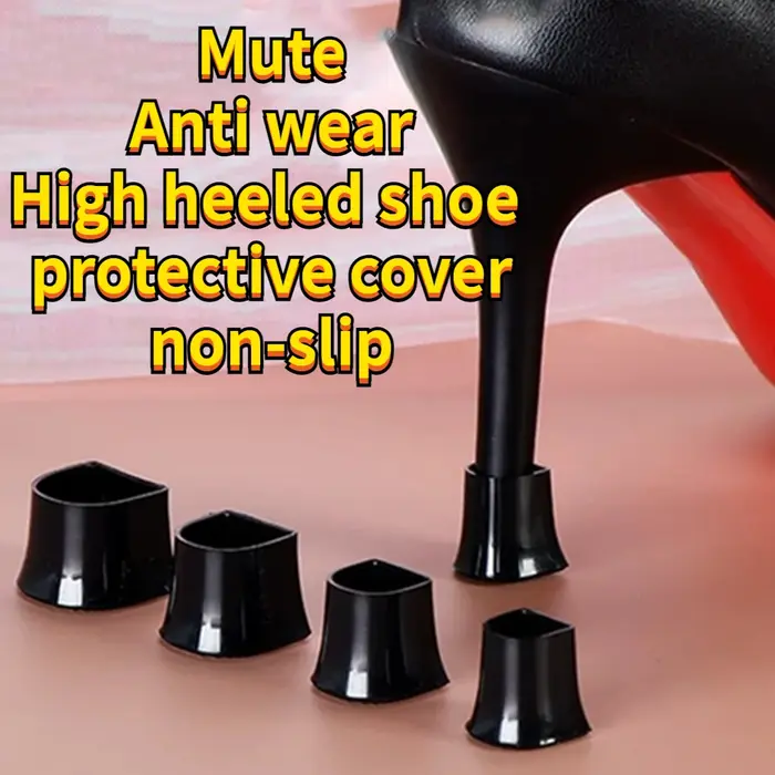 Bouchons de protection de talons en Silicone, 4 pièces/2 paires, couvertures de danse Stiletto latin