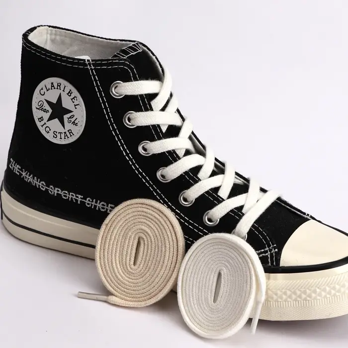 1 paire de lacets plats toile baskets chaussures de sport lacets classique femmes et hommes lacet so