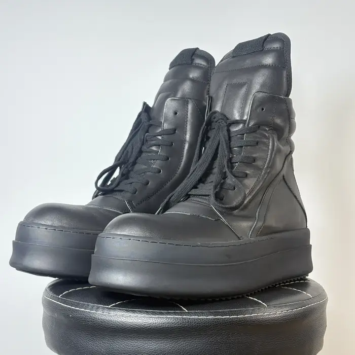 Baskets montantes à plateforme en cuir blanc pour hommes, chaussures de luxe de styliste Vintage à l