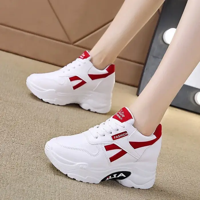 Baskets femmes plate-forme augmentation intérieure chaussures femme