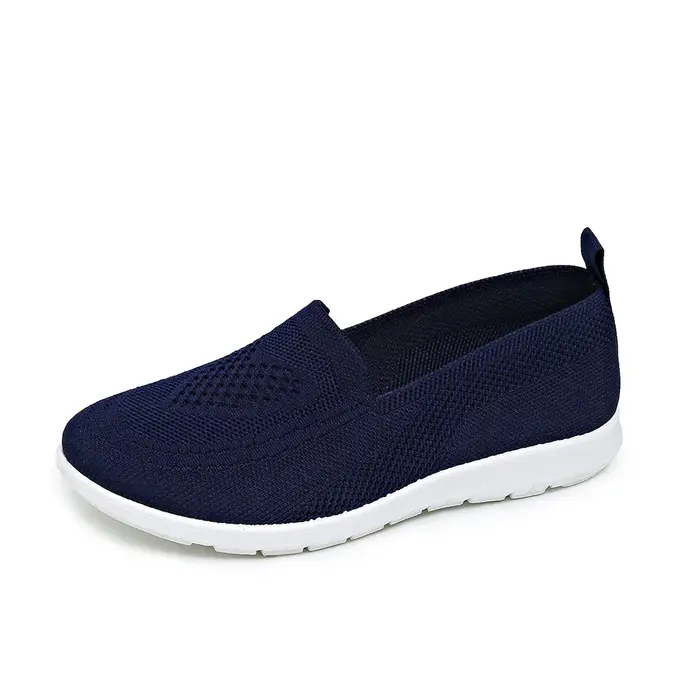  Chaussures pour femmes printemps été décontracté respirant semelle épaisse plat pas cher chaussure