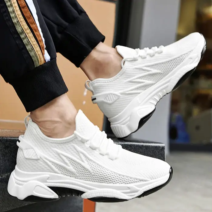 Baskets hommes chaussures d'ascenseur hauteur augmenter chaussures pour hommes semelle intérieure décontractée 10 cm 8 cm 6 cm talons en option mocassins plus grands sport masculin