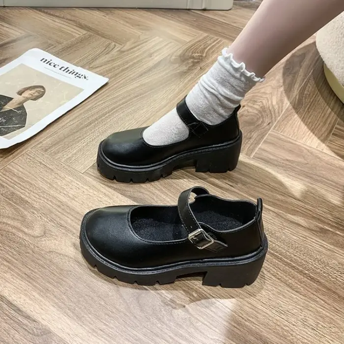 Chaussures Lolita japonaises à plateforme pour filles