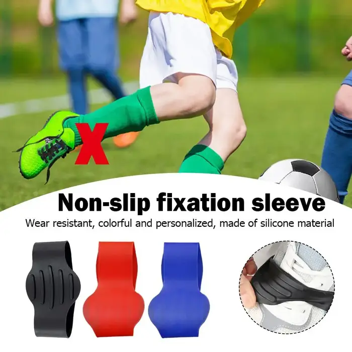 Bandes de lacets de chaussures de football en silicone antidérapantes