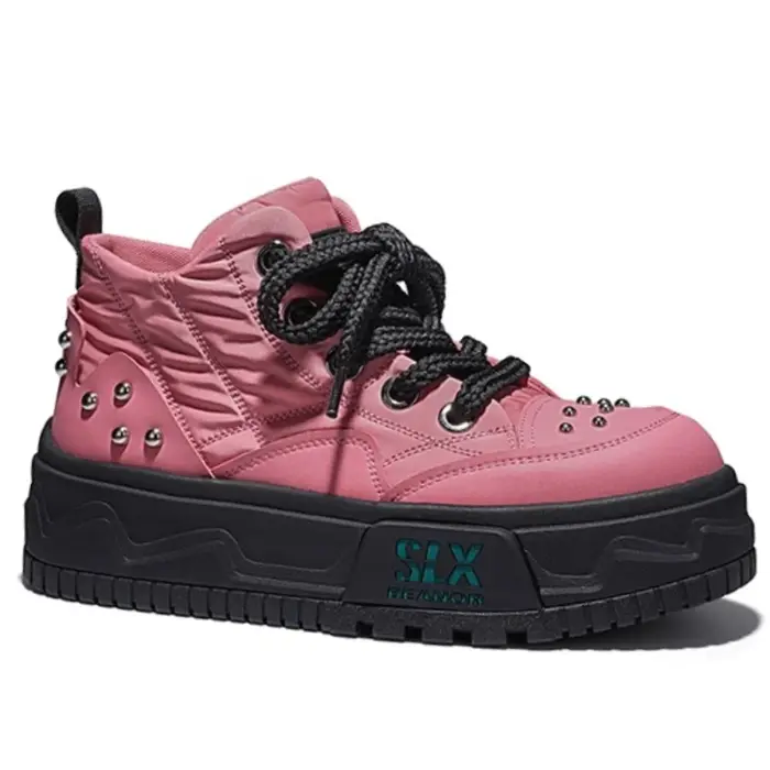 Chaussures de planche montantes pour hommes et femmes, marron, élégantes, décontractées, semelles épaisses, augmentant la hauteur, chaussures confortables et respirantes