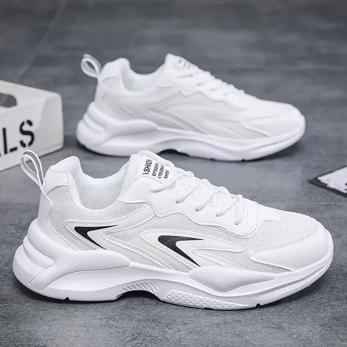 Chaussures de sport décontractées pour hommes, nouvelle collection quatre saisons, respirantes, légères, à semelle souple, pour la course en plein air, baskets tendance pour étudiants.