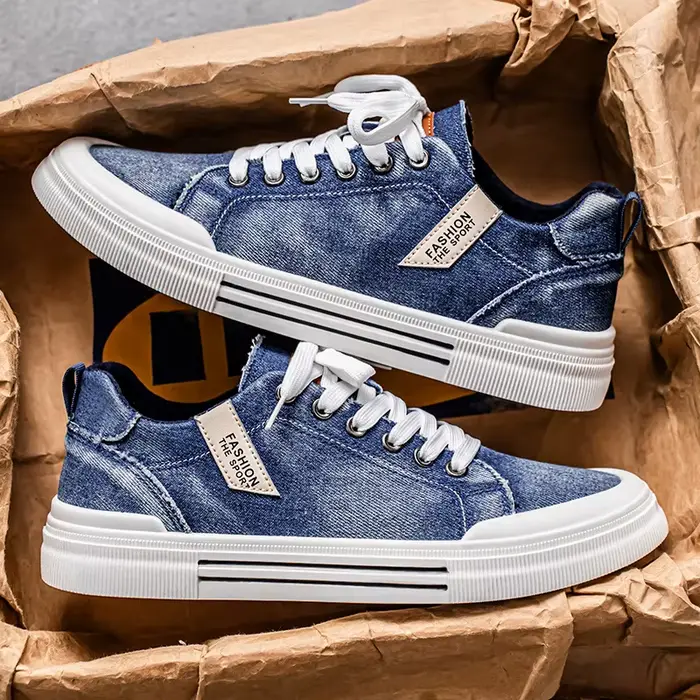 Chaussures en toile, chaussures de sport décontractées pour hommes