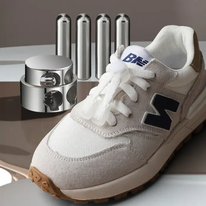Lacets à serrure classique boucle de pain lacets de chaussures baskets plat sans attaches lacet enfa