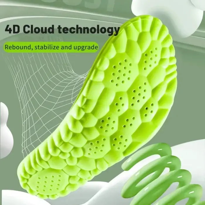 Semelles intérieures 4D Sport ultra-douces pour chaussures