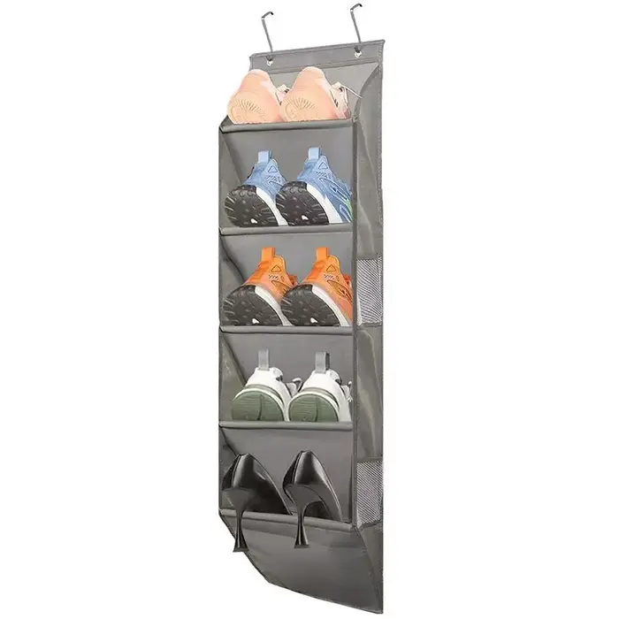 Organisateur de chaussures au-dessus de la porte, organisateur de chaussures suspendu, organisateur 