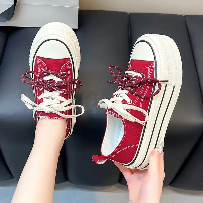 Chaussures décontractées en toile pour femmes