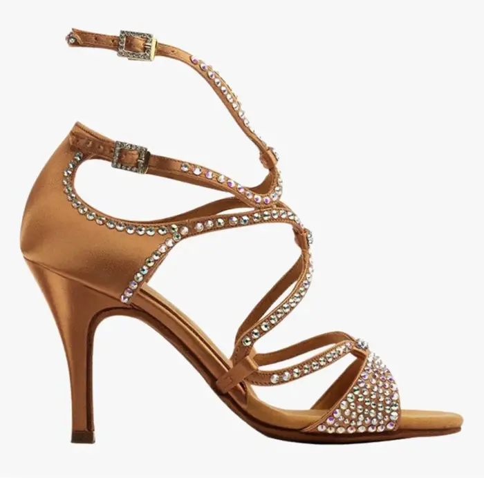 Loogtshon chaussures de danse latine femmes
