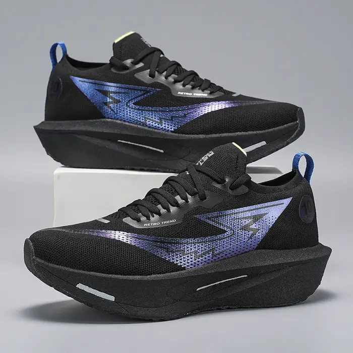 Chaussures de course Marathon avec plaque en carbone
