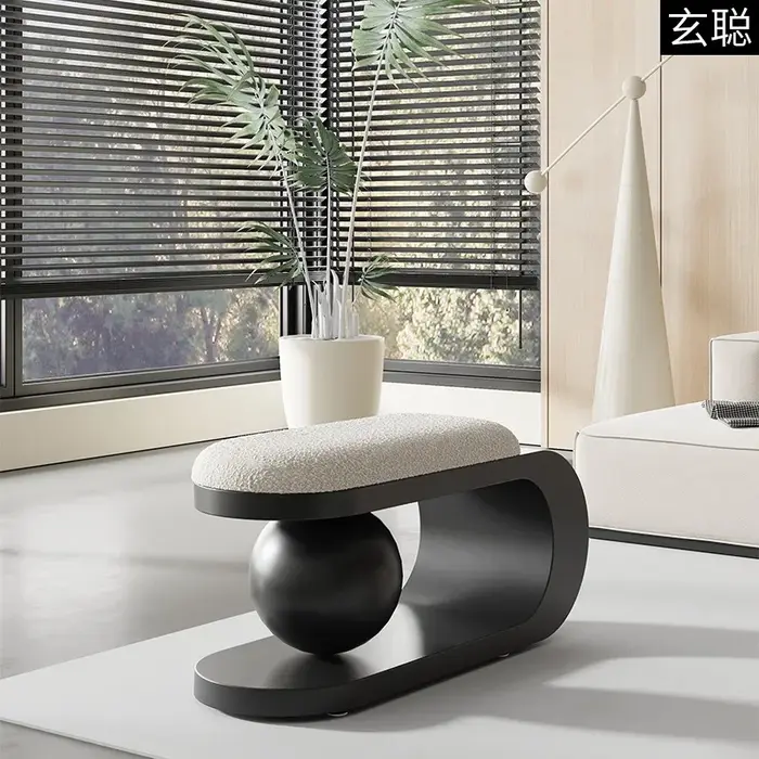 Banc à chaussures nordique pour la maison