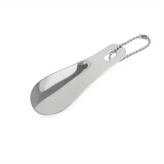 Chausse-pied métallique en acier inoxydable, chausse-pied portable, aide au port des chaussures, ess