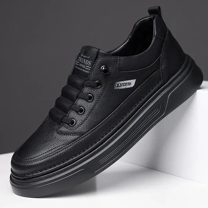 Chaussures décontractées en cuir PU pour hommes