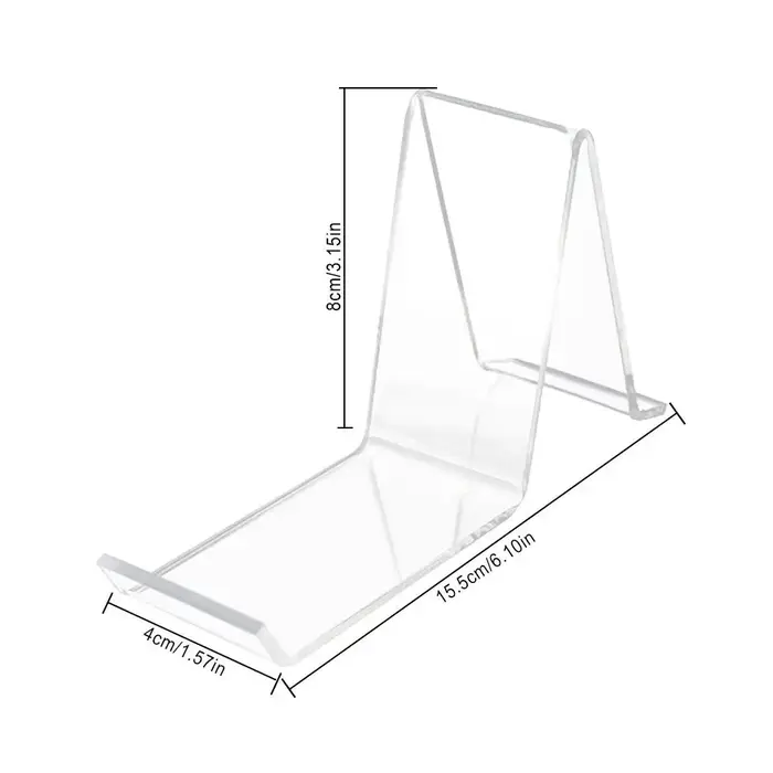 Présentoir à chaussures en acrylique transparent