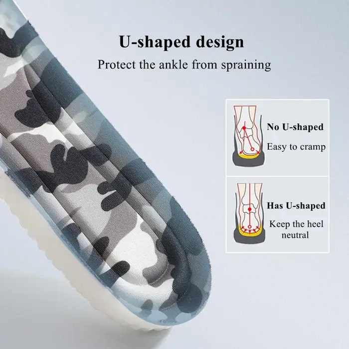 Semelles intérieures en Latex PU pour chaussures de sport, absorbant la sueur, respirantes, déodoran