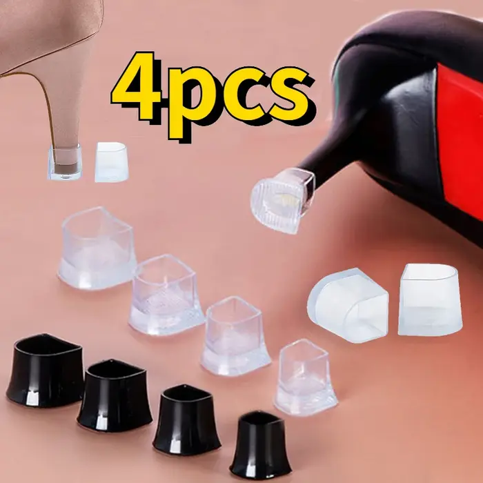 Bouchons de protection de talons en Silicone, 4 pièces/2 paires, couvertures de danse Stiletto latin