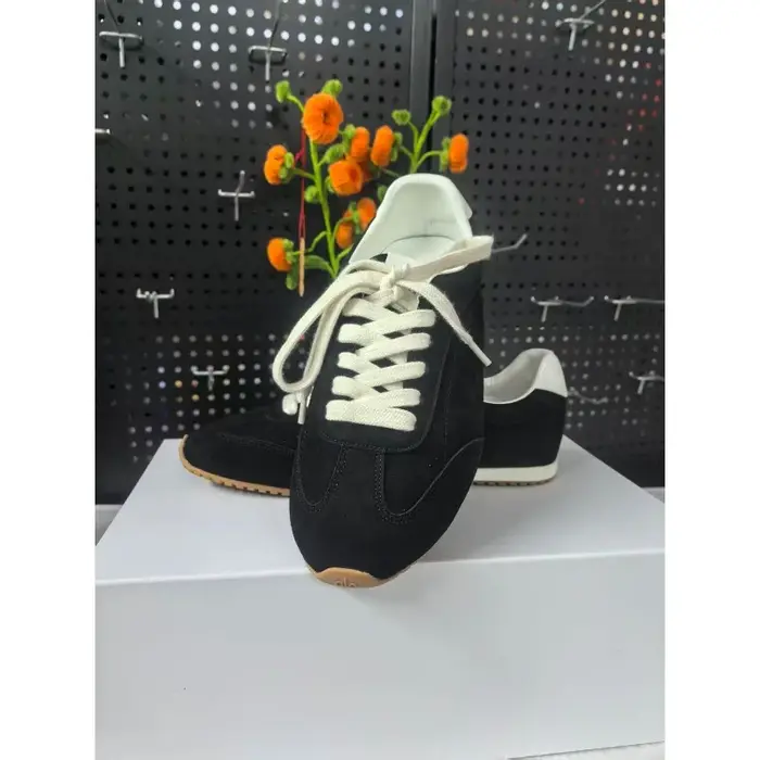Nouvelles Chaussures de Sport Rétro Allemandes Vintage 2026 pour Femme – Baskets Décontractées en Daim à Semelle Plate