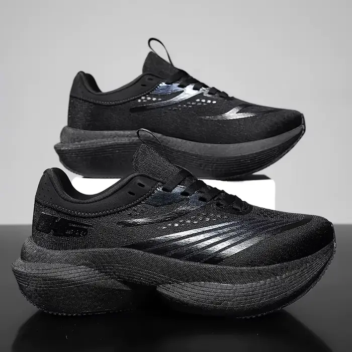 Nouvelles chaussures de course à pied avec plaque en carbone pour marathon, respirantes, légères, co