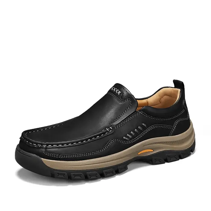 Marque hommes chaussures de haute qualité en cuir véritable