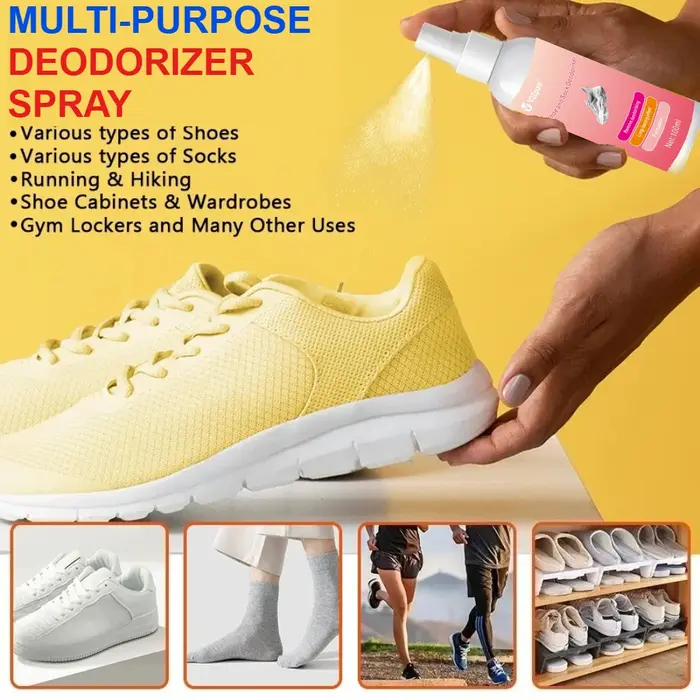 Spray Désodorisant Parfumé pour Chaussures et Chaussettes