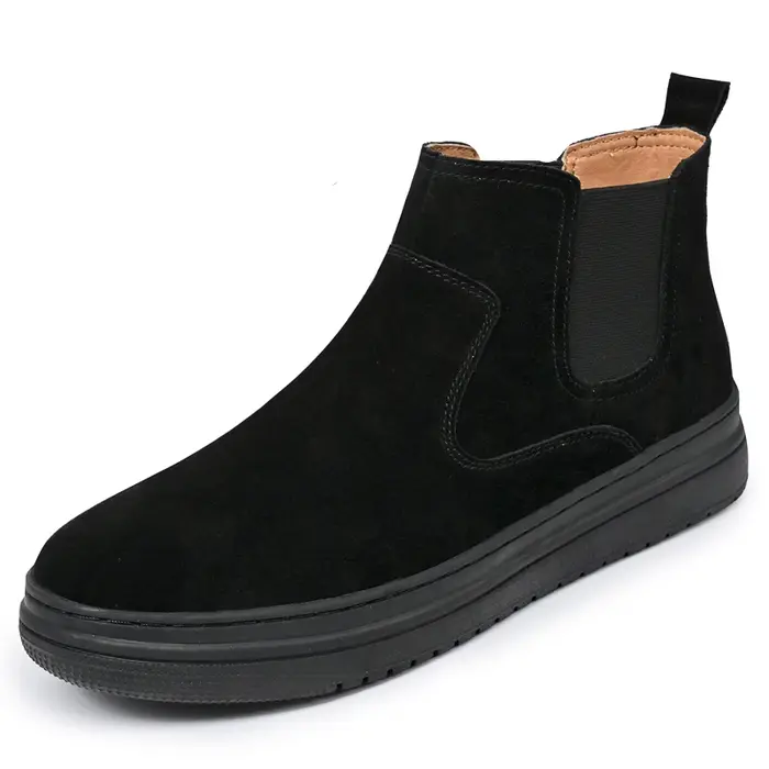 Marque italienne automne hiver hommes chaussures hautes conférence hommes bottines formelles mode en