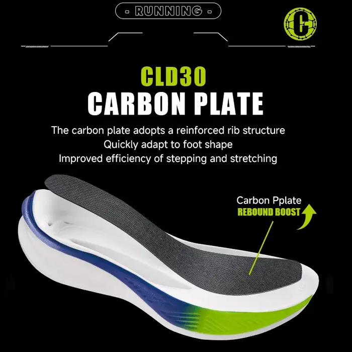 IRUNSVAN hommes plaque de carbone baskets professionnel Marathon course chaussures