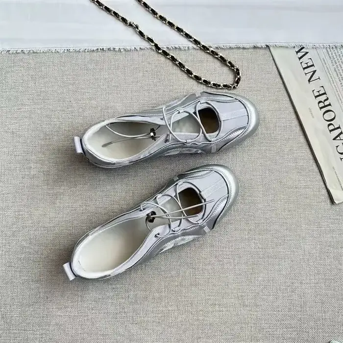 Chaussures de sport style ballet pour femmes, printemps-été, Mary Jane, talon plat, confortables, re