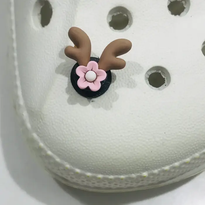 1 pièces champignon arbre fleurs petit mignon sabot accessoires résine chaussures boucle breloques ajustement filles