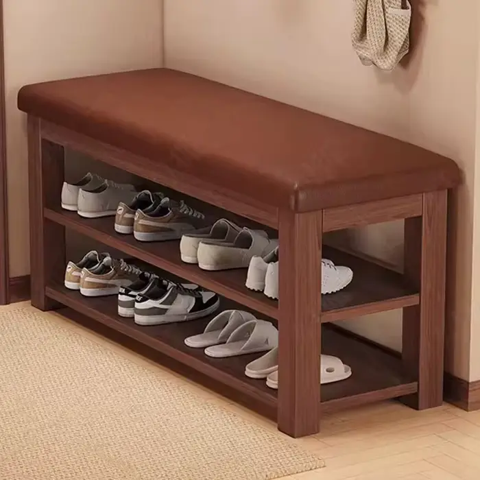 Organisateur de banc, meuble de rangement pour chaussures
