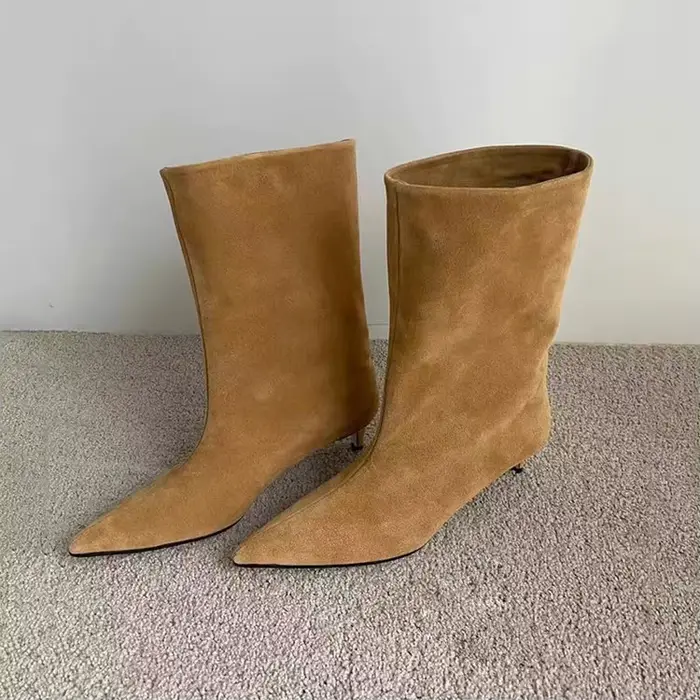 Bottes hautes Chelsea en cuir verni pour femmes