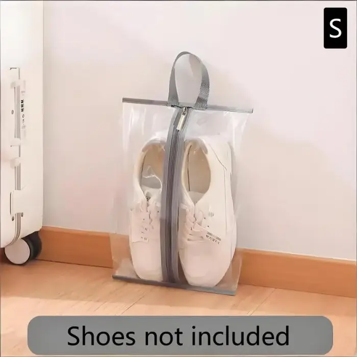 Sacs de rangement pour chaussures, imperméables, 8 pièces, en matériau transparent, pour le voyage e