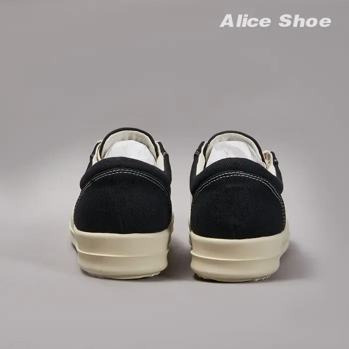 Chaussures d'extérieur en toile pour hommes et femmes, baskets basses de vacances noires à lacets, de luxe, à semelle épaisse, décontractées, à plateforme