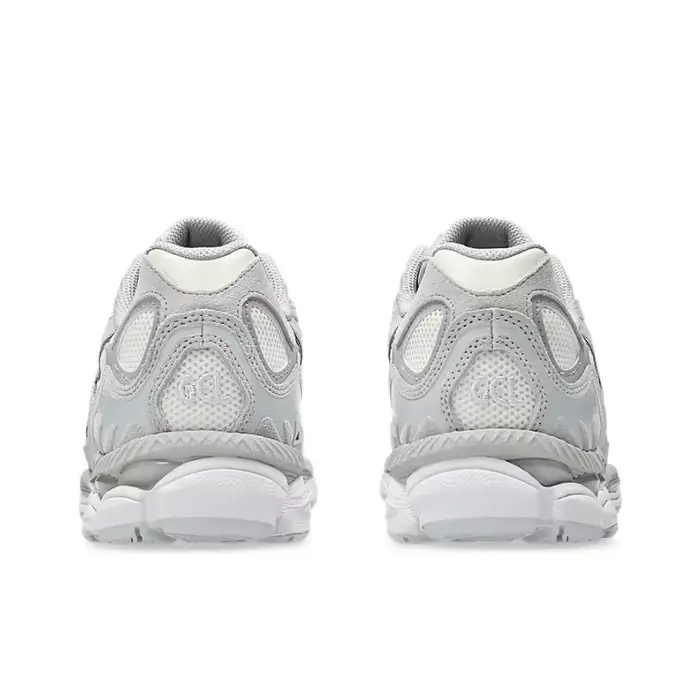 POIZON Asics GEL NYC Chaussures de course décontractées basses unisexe gris blanc 1203A663101